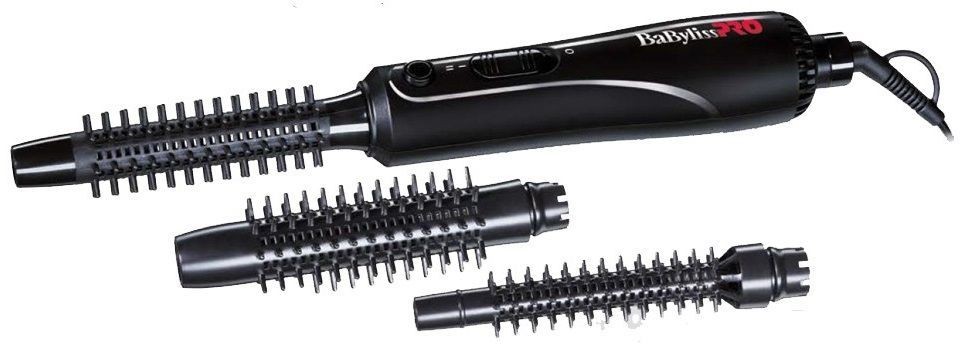 BABYLISS PRO SPAZZOLA ARIA CALDA - 3 spazzole intercambiabili - 14mm, 19mm,  24mm - Ormar di Orsi Massimo, fornitore prodotti per capelli a Torino